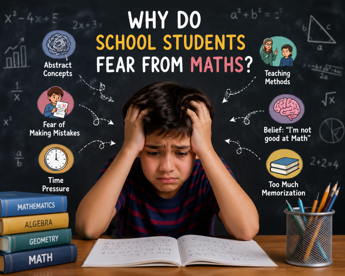 Why do school students fear maths